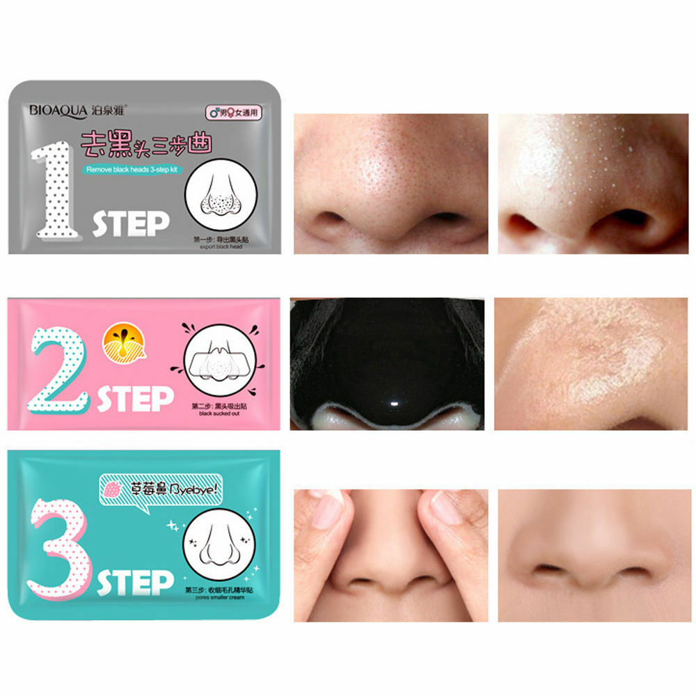 Pig-Nose Clear Black Head 3-Step Kit x1 How to use Description Ingredients